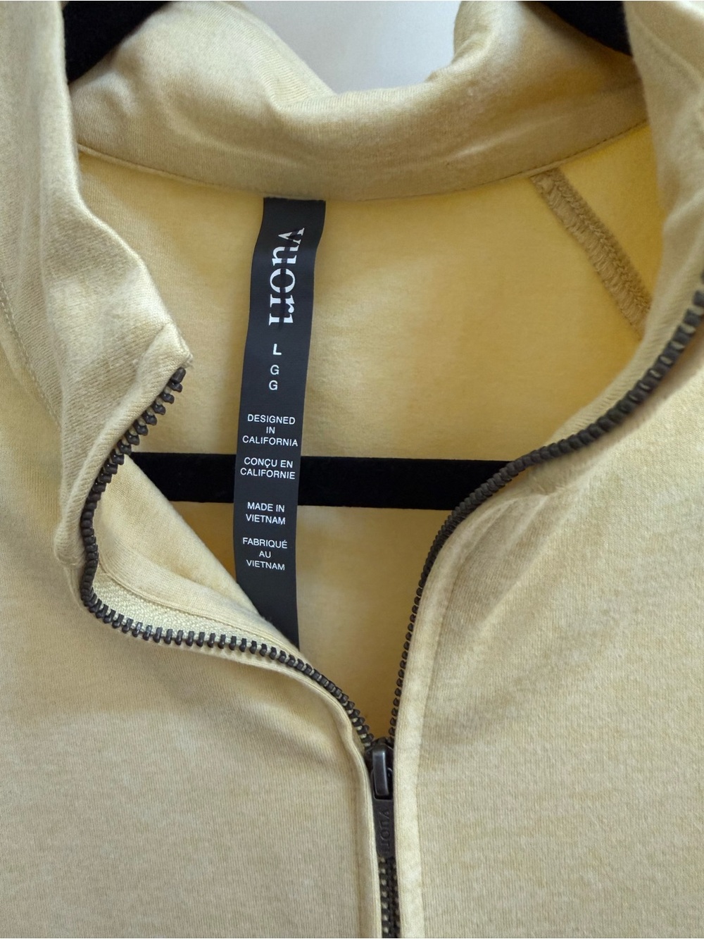 Halo Mini Track Jacket -Lemon Snap Heather - Picture 6 of 8